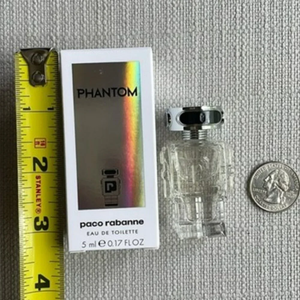 Paco Rabanne Phantom 5ml miniature fragrance Mini Bottle Men's Spray Travel Vial